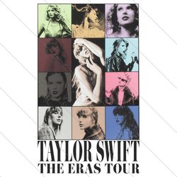 Retro Taylor Swift The Eras Tour 2024 PNG File Digital