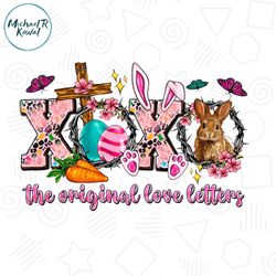 Xoxo Easter Day Bunny The Original Love Letters PNG
