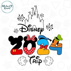 Disney Kingdom Magic Trip 2024 PNG