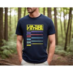 i am their father personalized shirt custom children name dad