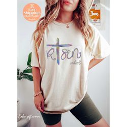 He Is Risen Indeed T Shirt Christian Easter T Shirt Jesus Soft Cream