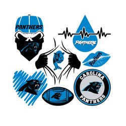Carolina Panthers Svg Bundle,Sport Svg, Carolina Panthers Svg, Super Bowl Svg, Panthers Logo Svg, NFL Svg, Heartbeat Pan