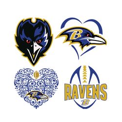 Baltimore Ravens SVG Bundle, Ravens Logo SVG, Sport SVG, Ravens Mascots SVG, Love Ravens SVG, Rugby SVG, Football SVG, N