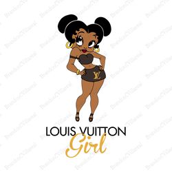Louis Vuitton x Betty Boop Logo SVG, Louis Vuitton Girl Logo SVG, Louis Vuitton SVG, Logo SVG, Fashion Logo SVG, Brand L