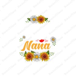 Blessed To Be Called Nana, PNG Files For Silhouette, Files For Cricut, PNG Instant Download