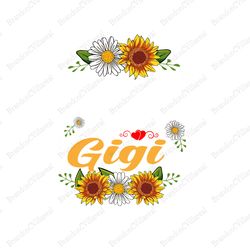 Happiness is being a gigi, PNG Files For Silhouette, Files For Cricut, PNG Instant Download