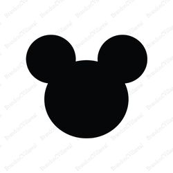 Mickey Mouse Head SVG, Disney Mouse SVG, Magic Mouse SVG, Disney SVG, Disney Characters SVG, Cartoon, Movie Silhouette