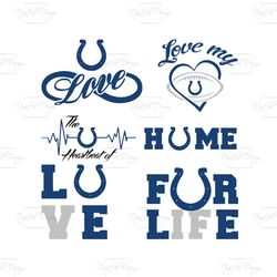 Indianapolis Colts Love Logo svg, NFL Lover svg, Football Teams, Sport Teams, NFL Logo svg, Cricut, Clipart, Cut Files