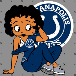 Indianapolis Colts Betty Boop Sv, Nfl svg, Football svg file, Football logo,Nfl fabric, Nfl football
