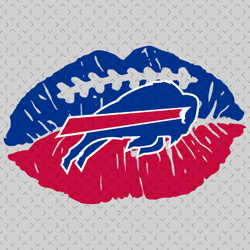 Buffalo Bills NFL Lips Svg, Nfl svg, Football svg file, Football logo,Nfl fabric, Nfl football