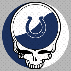 Indianapolis Colts Skull Svg, Nfl svg, Football svg file, Football logo,Nfl fabric, Nfl football