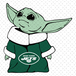 New York Jets NFL Baby Yoda NFL Svg, Nfl svg, Football svg file, Football logo,Nfl fabric, Nfl football