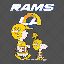 Snoopy The Peanuts Los Angeles Rams Svg, Nfl svg, Football svg file, Football logo,Nfl fabric, Nfl football