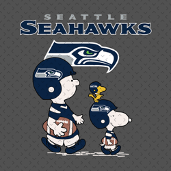Snoopy The Peanuts Seattle Seahawks Svg, Nfl svg, Football svg file, Football logo,Nfl fabric, Nfl football