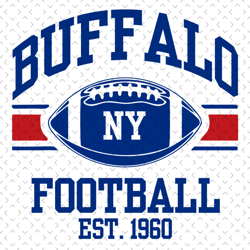 Buffalo Football Est 1960 Svg, Nfl svg, Football svg file, Football logo,Nfl fabric, Nfl football
