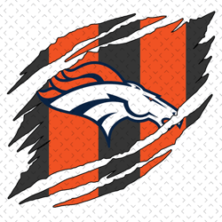 Denver Broncos Torn NFL Svg, Nfl svg, Football svg file, Football logo,Nfl fabric, Nfl football