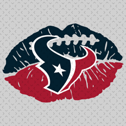 Houston Texans NFL Lips Svg, Nfl svg, Football svg file, Football logo,Nfl fabric, Nfl football