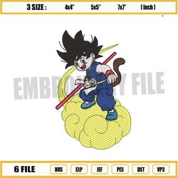 Son Goku Embroidery design