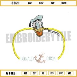 Donal Duck Embroidery Disney Png