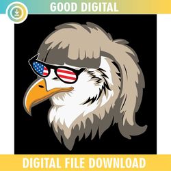 American Eagle Mullet 4th Of July SVG
