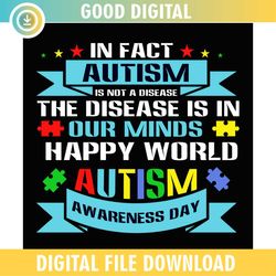 Happy World Autism Awareness Is Not A Disease PNG