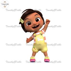 Baby Girl Cocomelon PNG Kid Show Design
