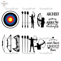 Archery Svg, Archery Png, Bow and Arrow Svg