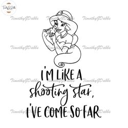 I'm Like A Shooting Star I've Come So Far Jasmine SVG