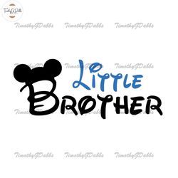 Little Brother Mickey Mouse SVG