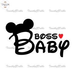 Boss Baby Mickey Mouse SVG