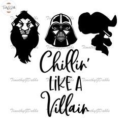 Disney Villain Chilling Like A Villain SVG