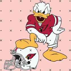 Arizona Cardinals Donald Duck Svg, Nfl svg, NFL sport, NFL Sport svg, Sport NFL svg, Sport svg