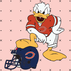 Chicago Bears Donald Duck Svg, Nfl svg, NFL sport, NFL Sport svg, Sport NFL svg, Sport svg