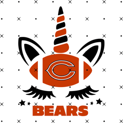 Chicago Bears Unicorn Svg, Nfl svg, NFL sport, NFL Sport svg, Sport NFL svg, Sport svg