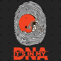Its In My DNA Cleveland Browns Svg S, Nfl svg, NFL sport, NFL Sport svg, Sport NFL svg, Sport svg
