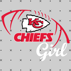 Kansas City Chiefs Girl Svg, Nfl svg, NFL sport, NFL Sport svg, Sport NFL svg, Sport svg