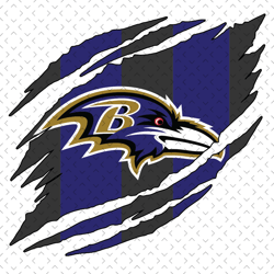 Baltimore Ravens Torn NFL Svg, Nfl svg, Football svg file, Football logo,Nfl fabric, Nfl football