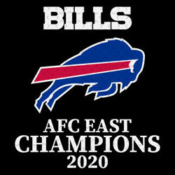 Bills AFC East Champions 2020 Svg, Nfl svg, Football svg file, Football logo,Nfl fabric, Nfl football