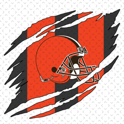 Cleveland Browns Torn NFL Svg, Nfl svg, Football svg file, Football logo,Nfl fabric, Nfl football