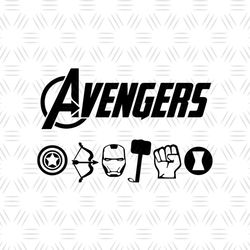 Mavel Avengers Logo Svg, Captain America Svg, Captain America Png, Movies Svg, Marvel Avengers Logo Superhero Png, Super