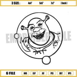 Smiling Shrek Embroidery Png