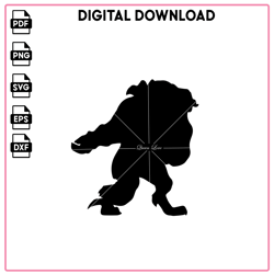 Disney The Beast SVG, Beauty and The Beast Silhouette, 35