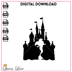 Little Mermaid Disney Princess Castle SVG