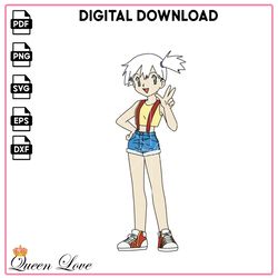 Cartoon Characters Pokemon Kasumi SVG Cut Files