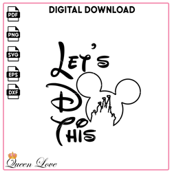 Let's Do This Mickey Mouse SVG