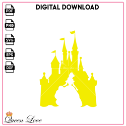 Disney Princess Castle Aurora SVG