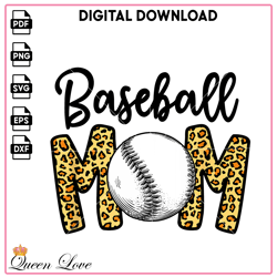 Baseball Mom PNG, Baseball Mama PNG, Baseball PNG, Baseball Vector Clipart