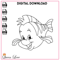 Flounder Svg, Coloring Pages, Kids Coloring Pages