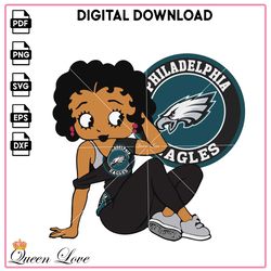 Philadelphia Eagles Girl, NFL SVG, football Vector, Eagles schedule Vector, Sport PNG, Philadelphia Eagles logo PNG, NFL