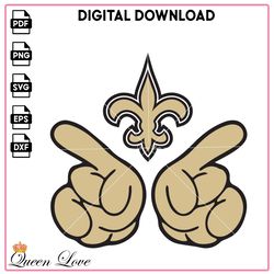 New Orleans Saints PNG, NFL SVG, football Vector, clipart